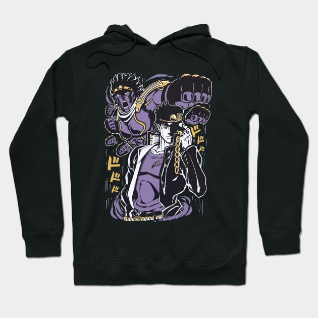 Jotaro x Star Platinum Hoodie by TheAnimeFactory